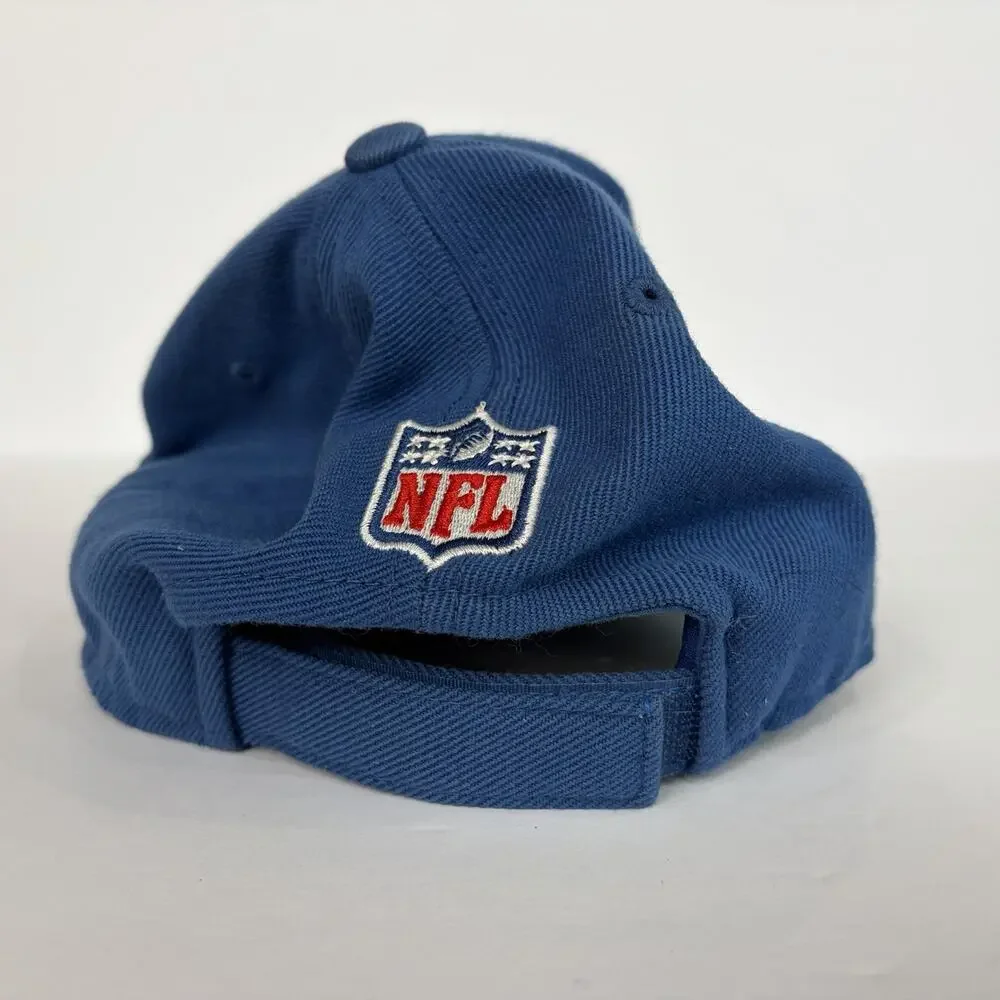 Men's Adult Reebok NFL Shield Logo Football Blue Snapback Hat Cap